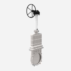 Unidirectional High-Pressure Knife Gate Valve with Middle Filling, Fully Closed