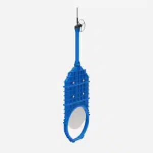 Unidirectional High-Pressure Knife Gate Valve with No Middle Filling, Fully Closed