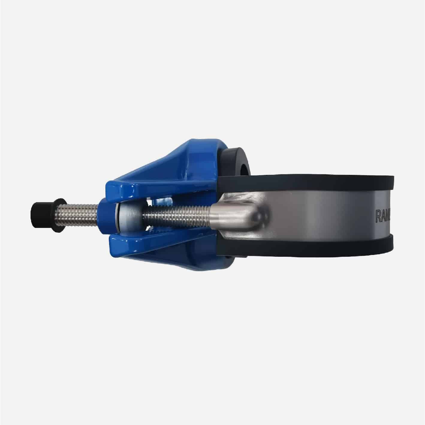 Universal Saddle tap for Ductile Iron Pipe,PVC pipe,Steel Pipe ,PE Pipe etc, thread outlet ,single steel strip 3