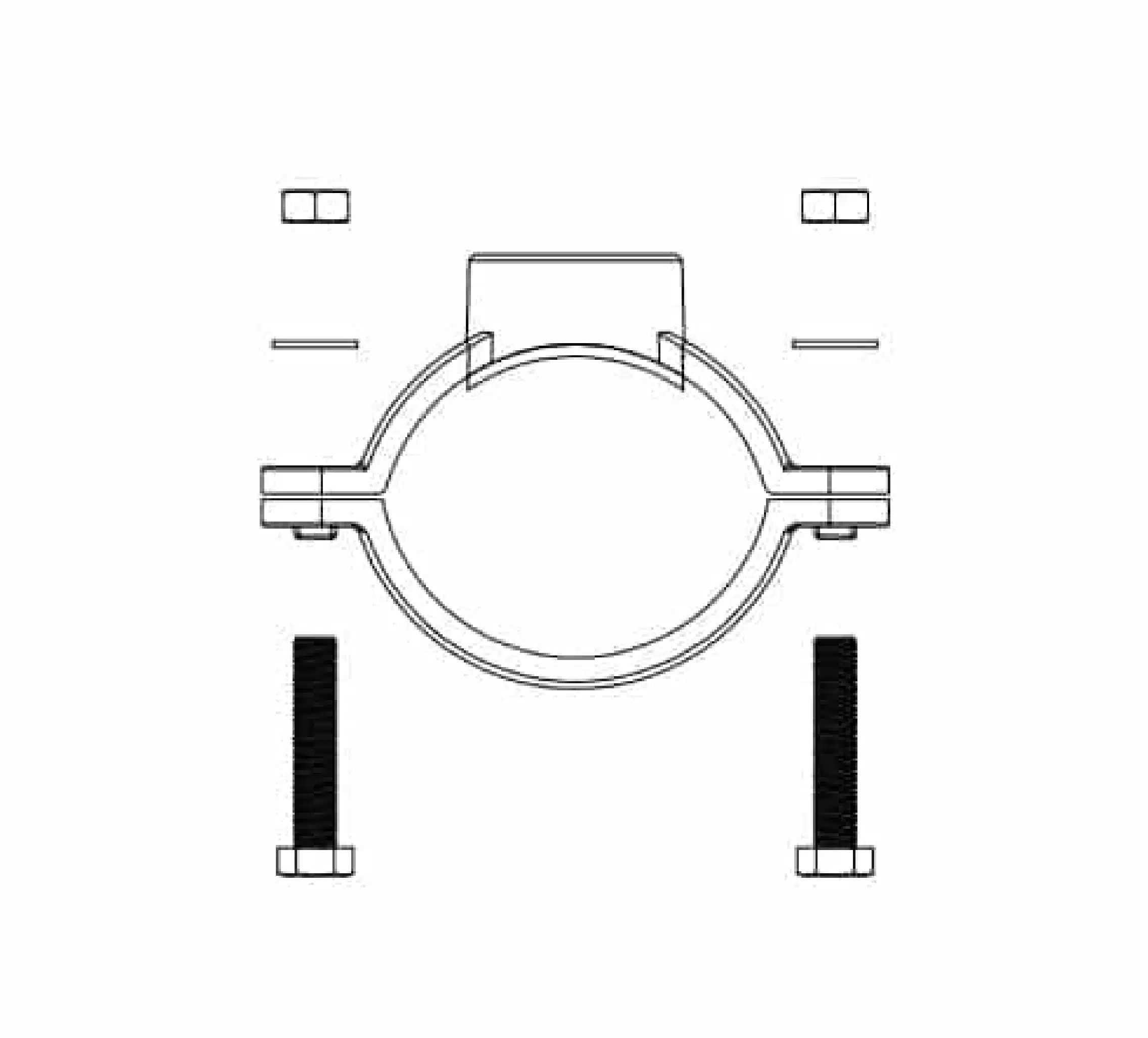 Wide Range Saddle Clamp Installation Instruction STEP 1