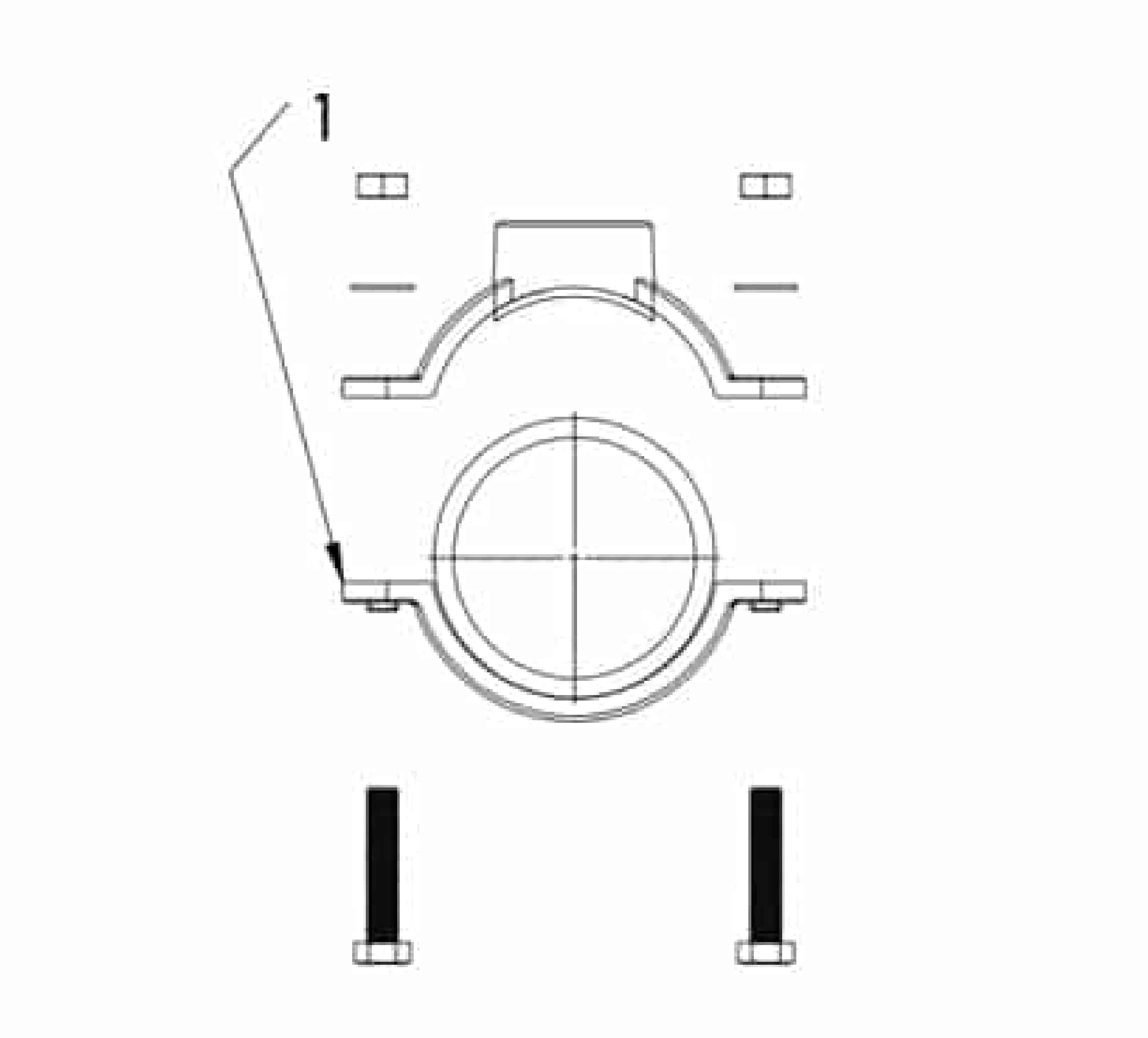 Wide Range Saddle Clamp Installation Instruction STEP 2