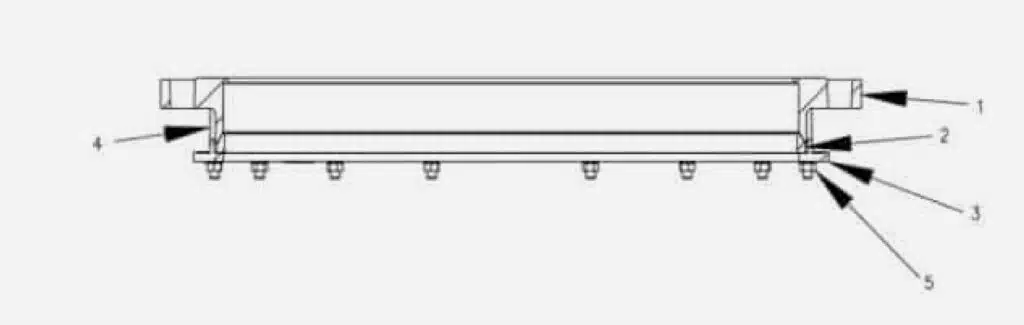 carbon steel flange adaptor drawing 1