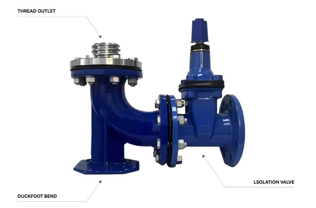 detachable underground fire hydrant component