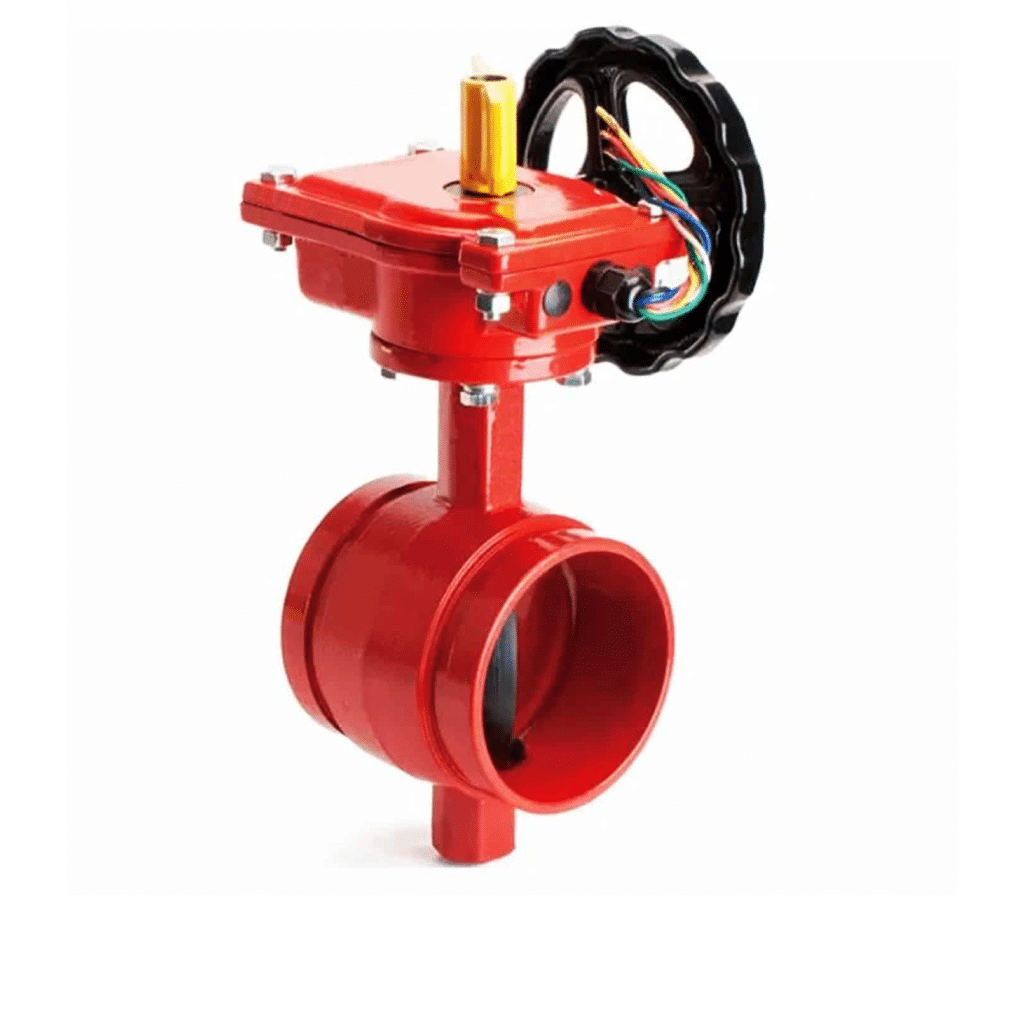 grooved butterfly valve
