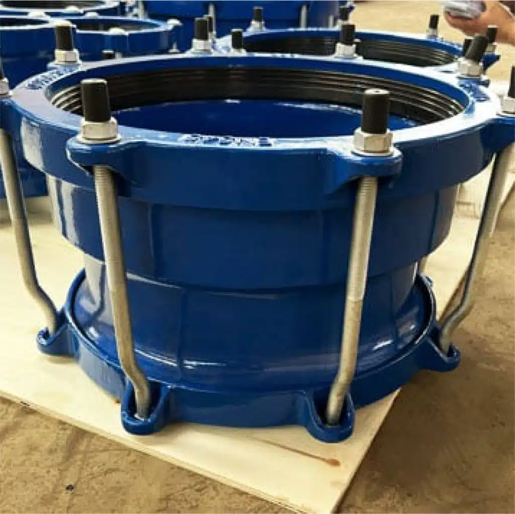 step coupling different diameter connection
