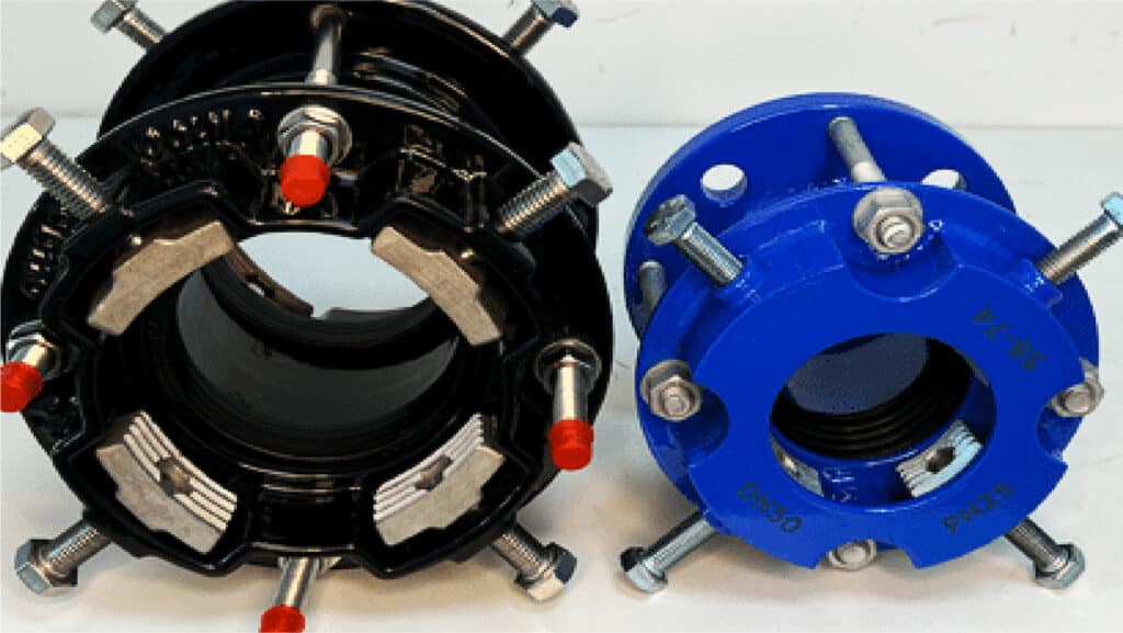 wedge type mechanical joint flange adaptor