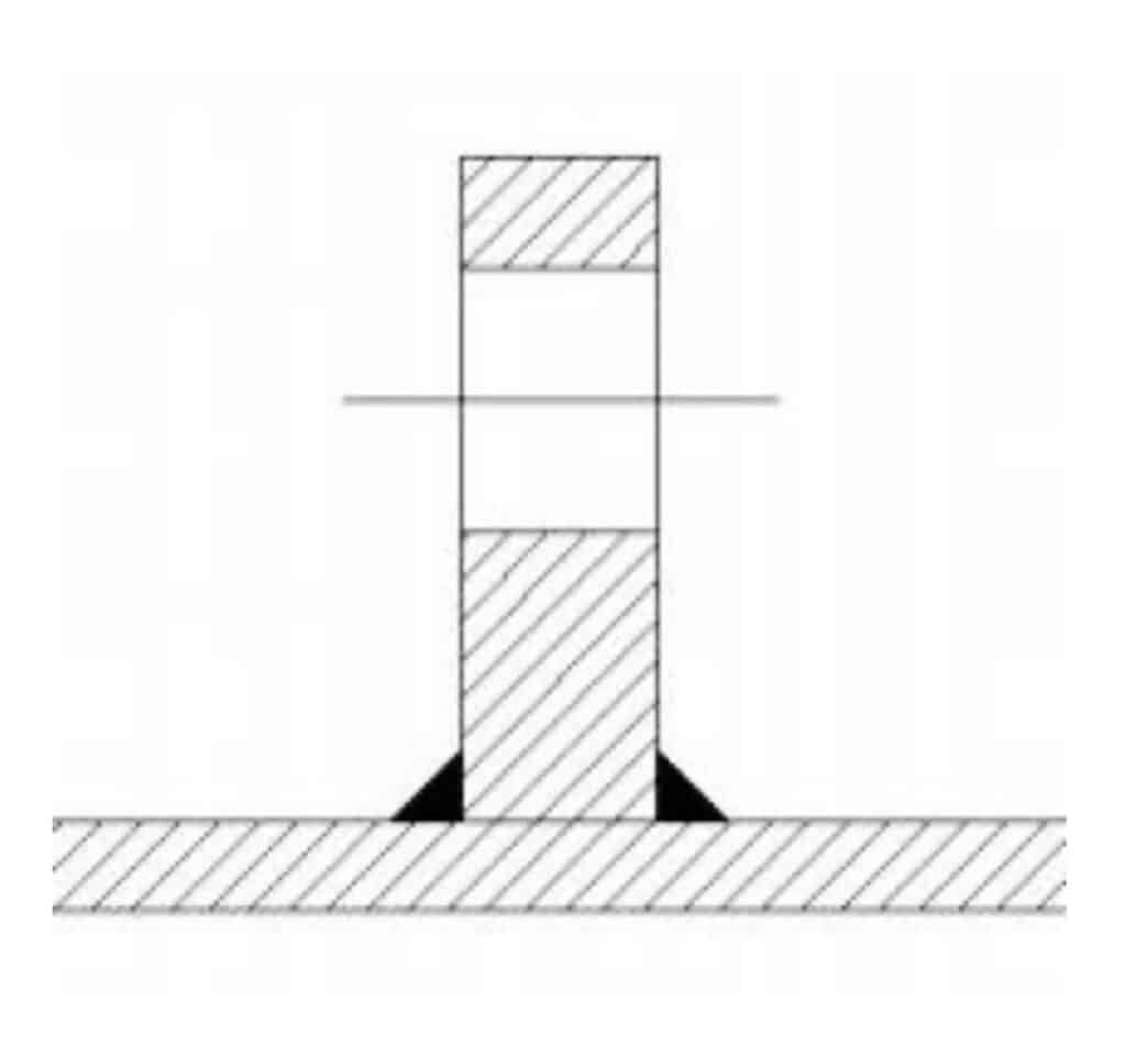 welding shape photo for ms dismantling joint part C