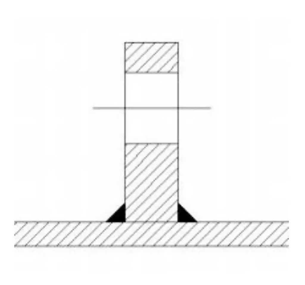 welding shape photo for ms dismantling joint part C