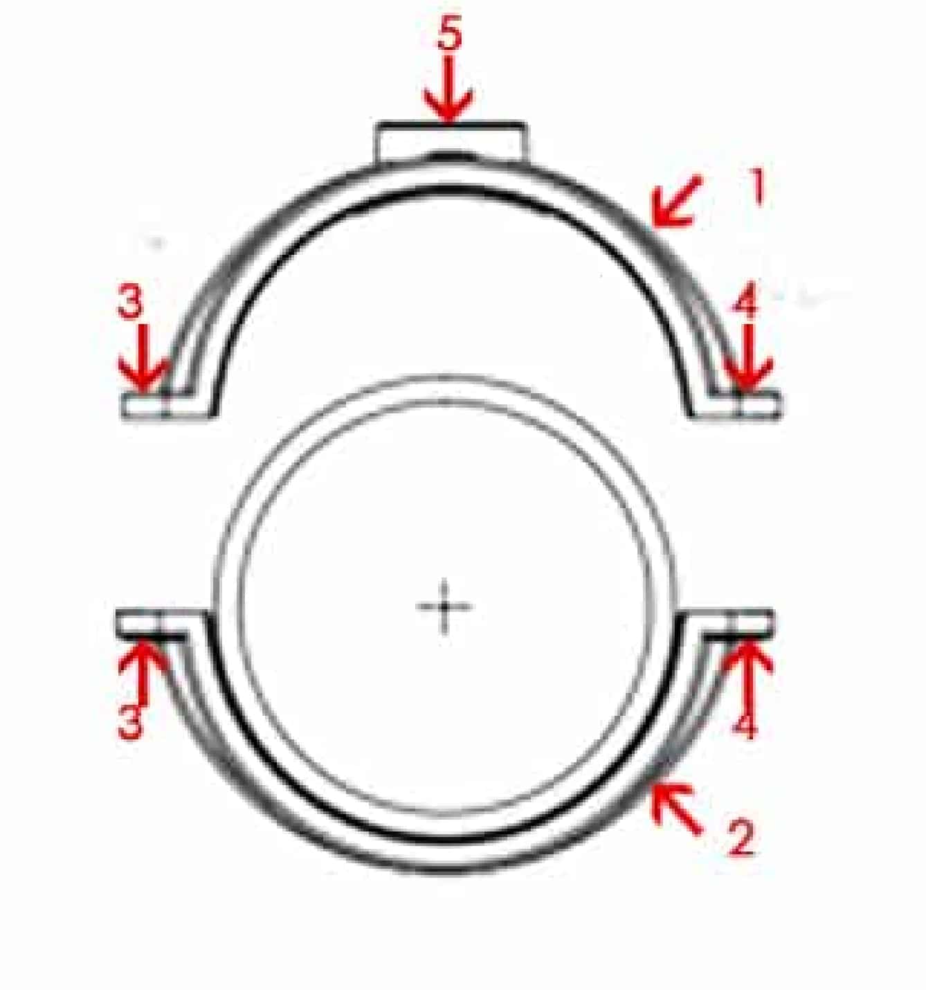 Saddle Clamp For PE PVC Pipe Installation Instruction STEP 2