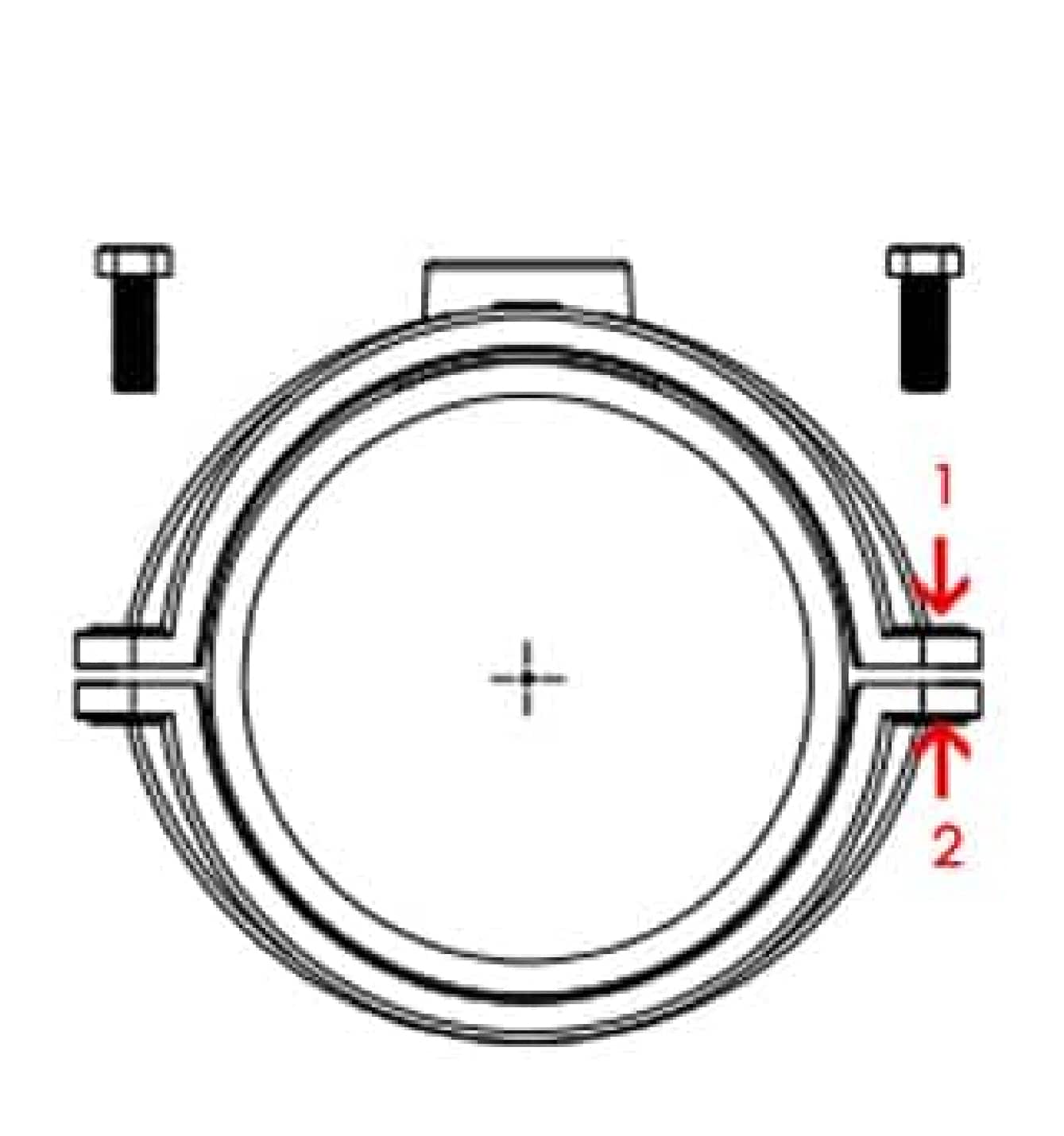 Saddle Clamp For PE PVC Pipe Installation Instruction STEP 3