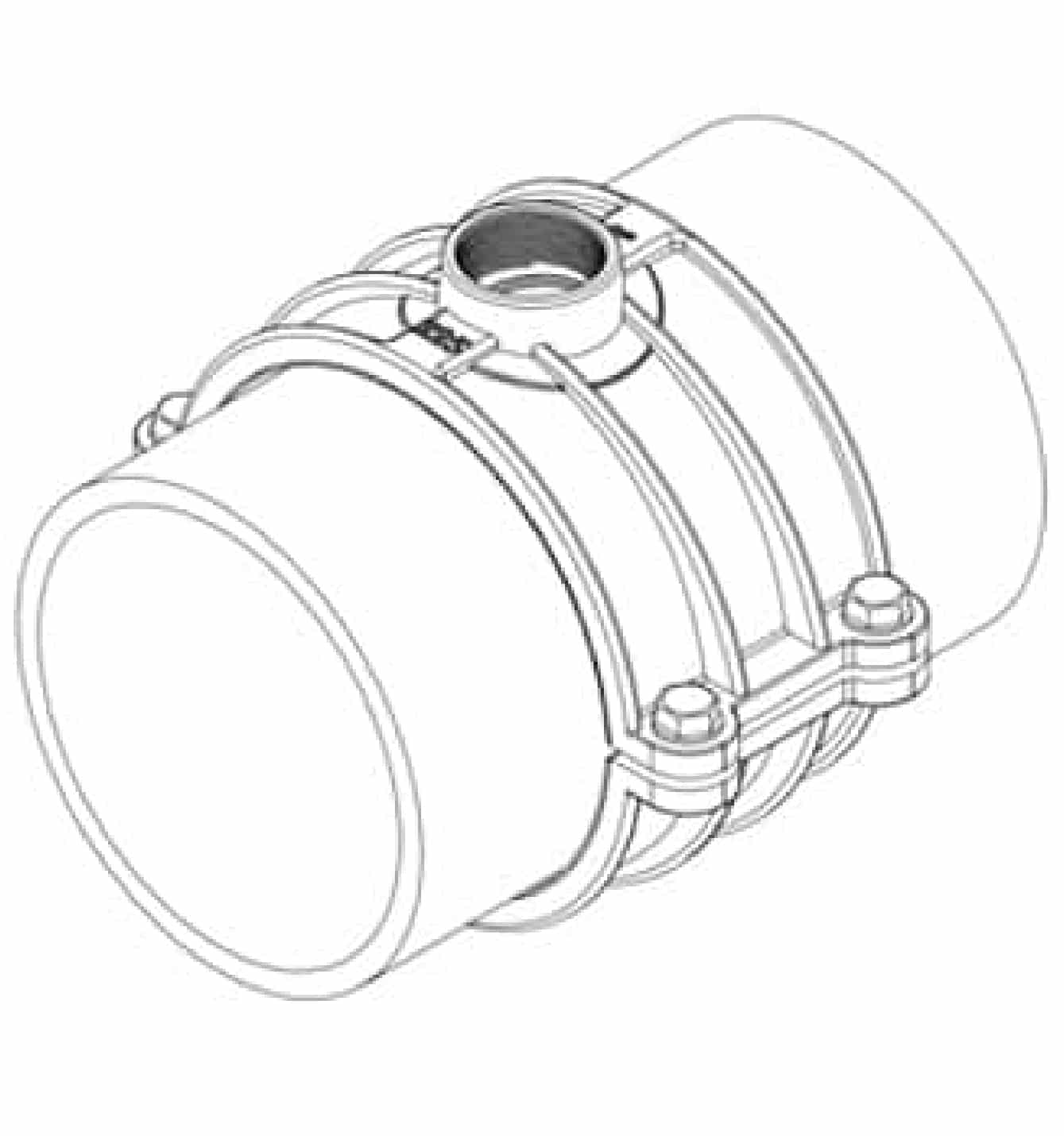 Saddle Clamp For PE PVC Pipe Installation Instruction STEP 5