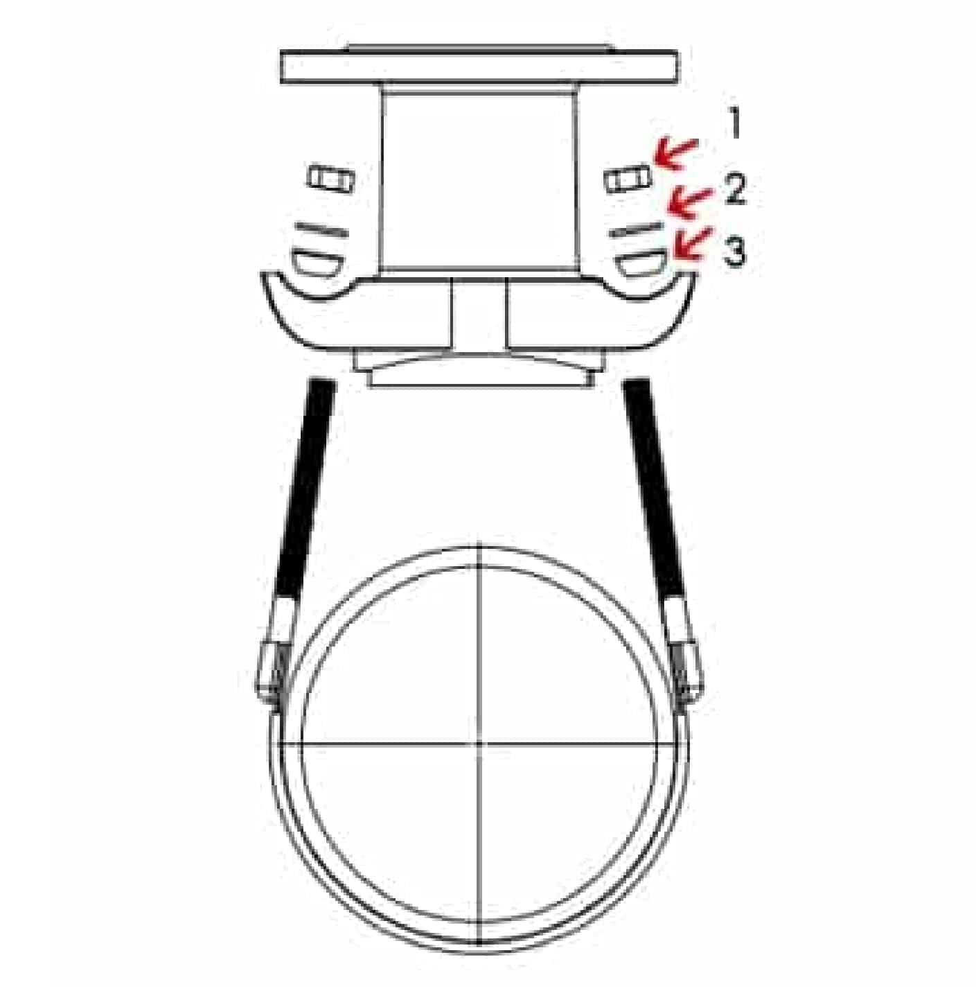 Saddle Clamp For PE and PVC Pipe Style SCPEPVC 002 Installation Instruction step 3