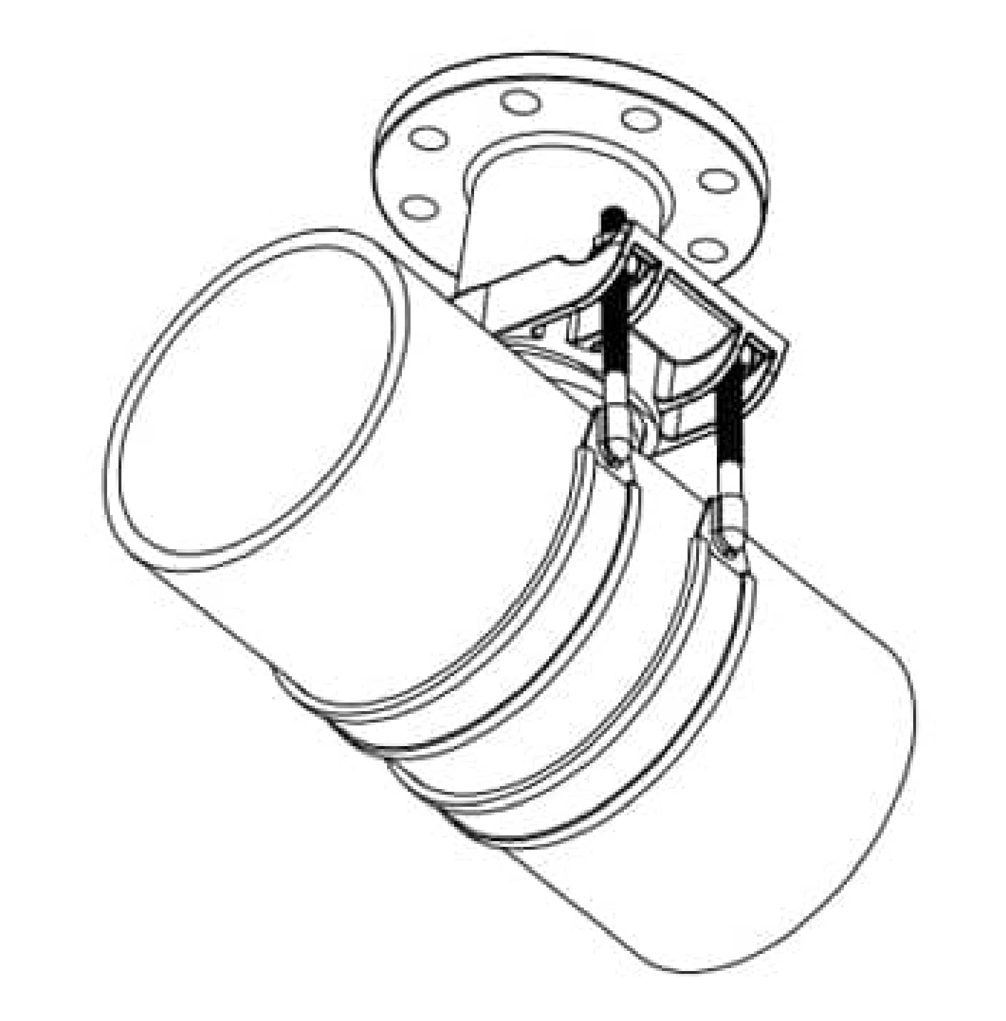 Saddle Clamp For PE and PVC Pipe Style SCPEPVC 002 Installation Instruction step 5