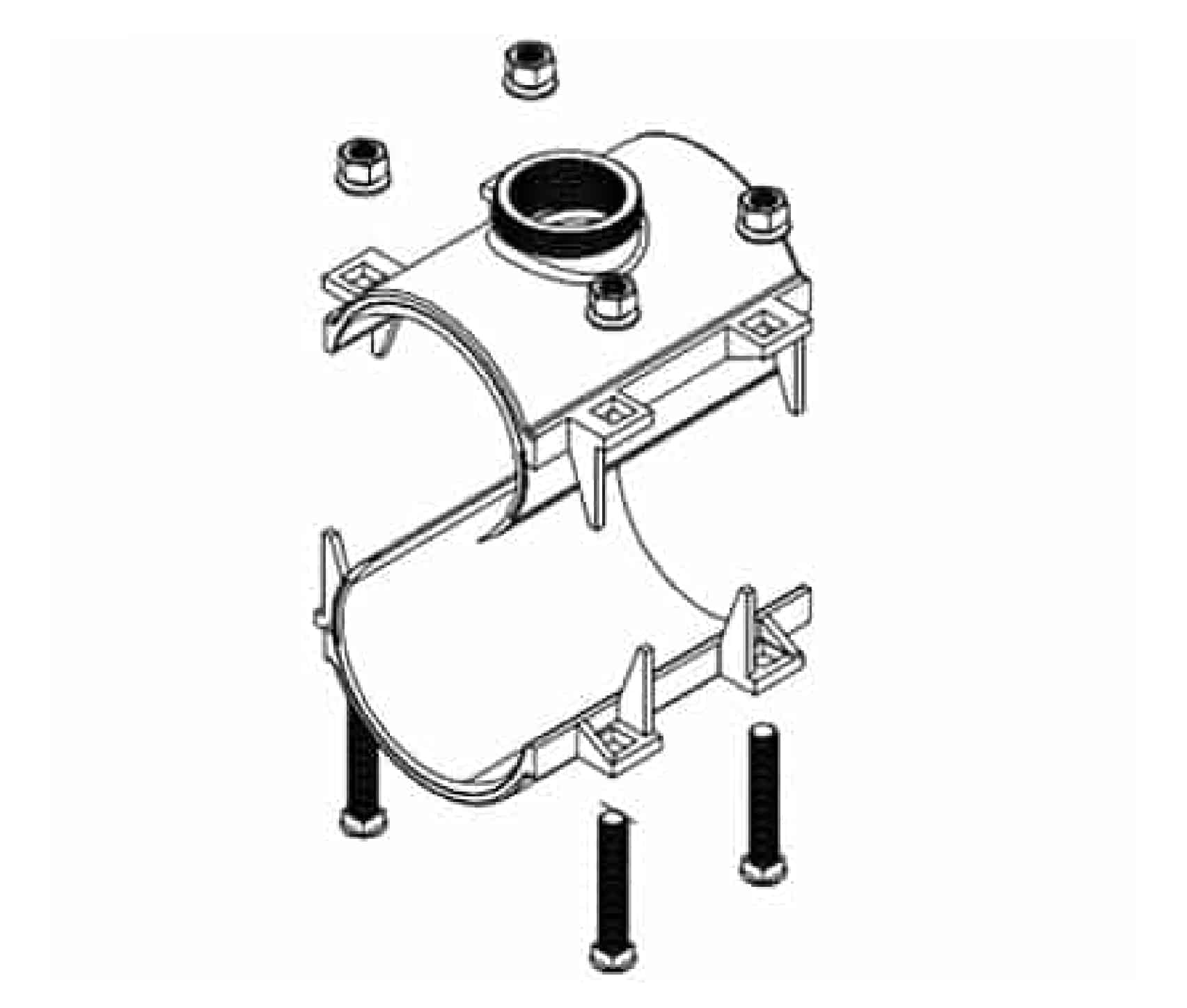 service clamp installation step 2