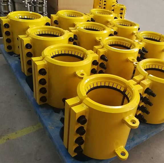 high pressure pipe repair clamps