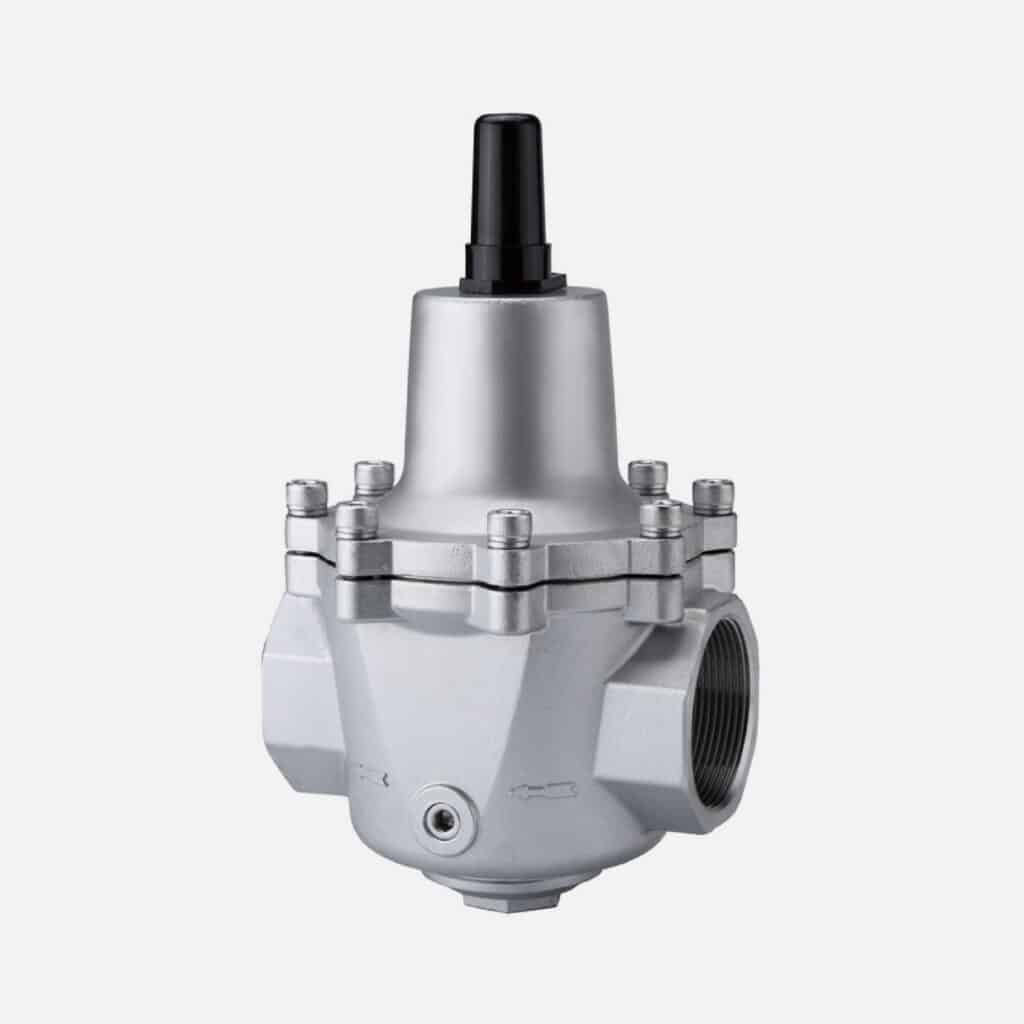 Full-flow Threaded Branch Pressure Reducing Valve