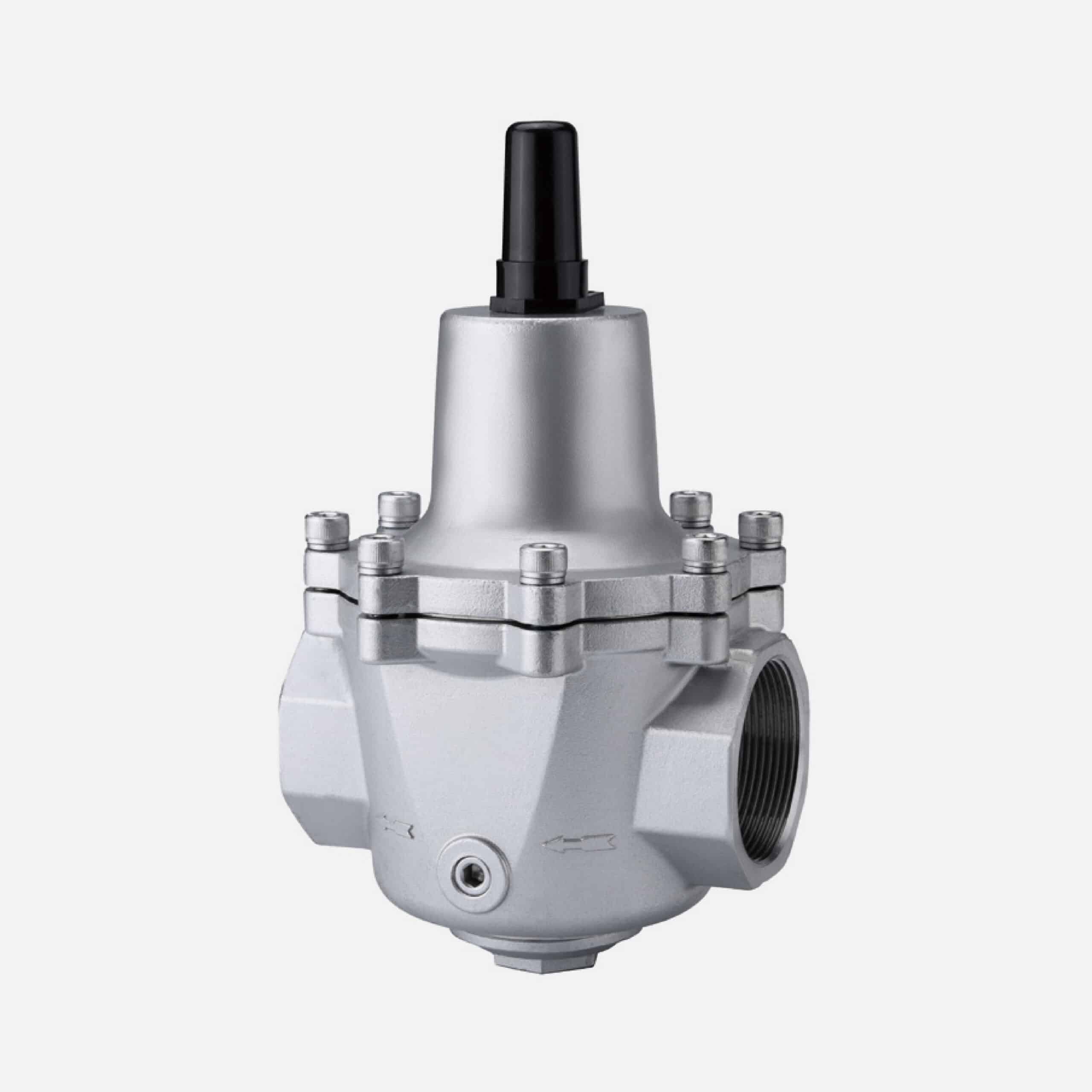 Full-flow Threaded Branch Pressure Reducing Valve