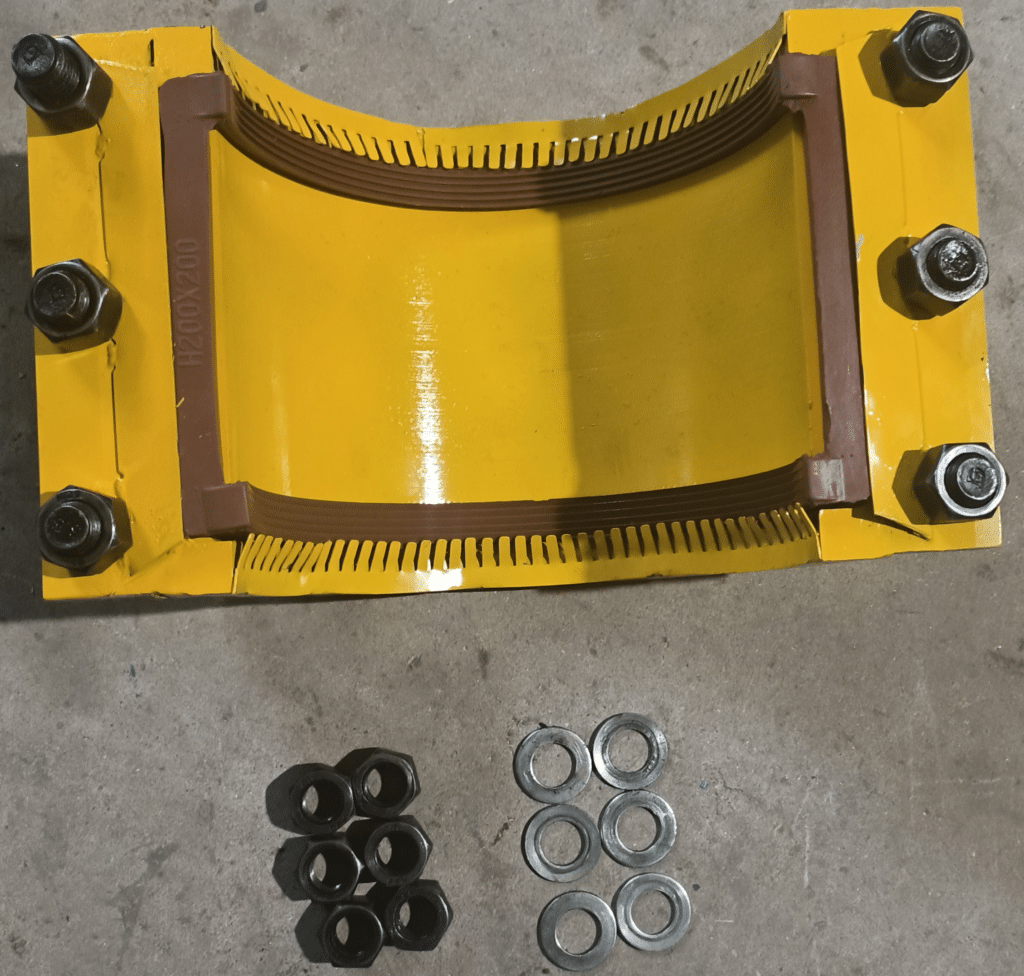 High Pressure Pipe Repair Clamp Installation Step 5