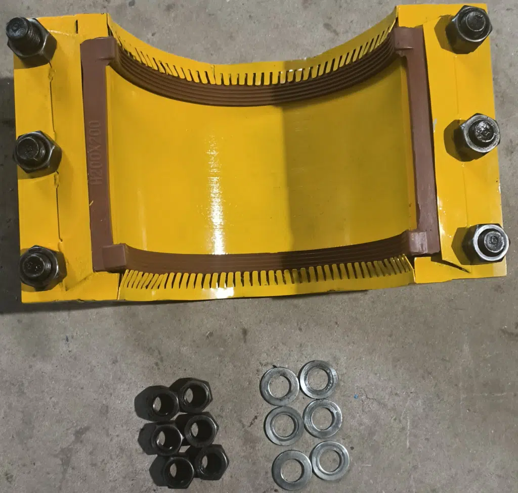 High Pressure Pipe Repair Clamp Installation Step 5