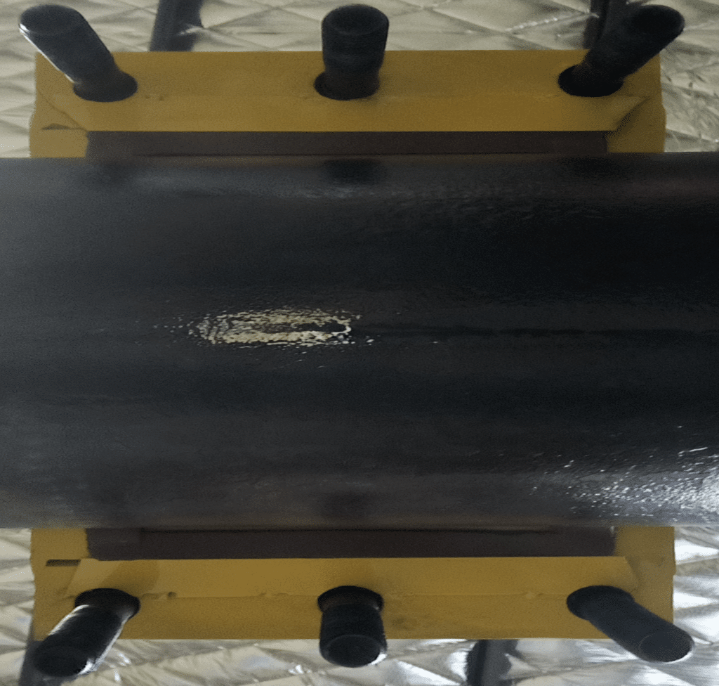 High Pressure Pipe Repair Clamp Installation Step 6