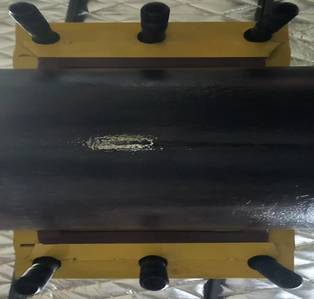 High Pressure Pipe Repair Clamp Installation Step 6