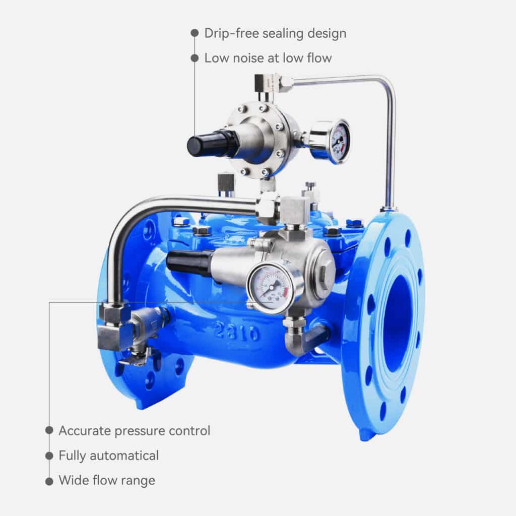 Low-Flow Bypass Pressure Reducing Valve
