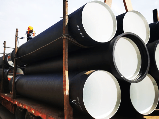 PE (plastic lining) ductile iron pipe