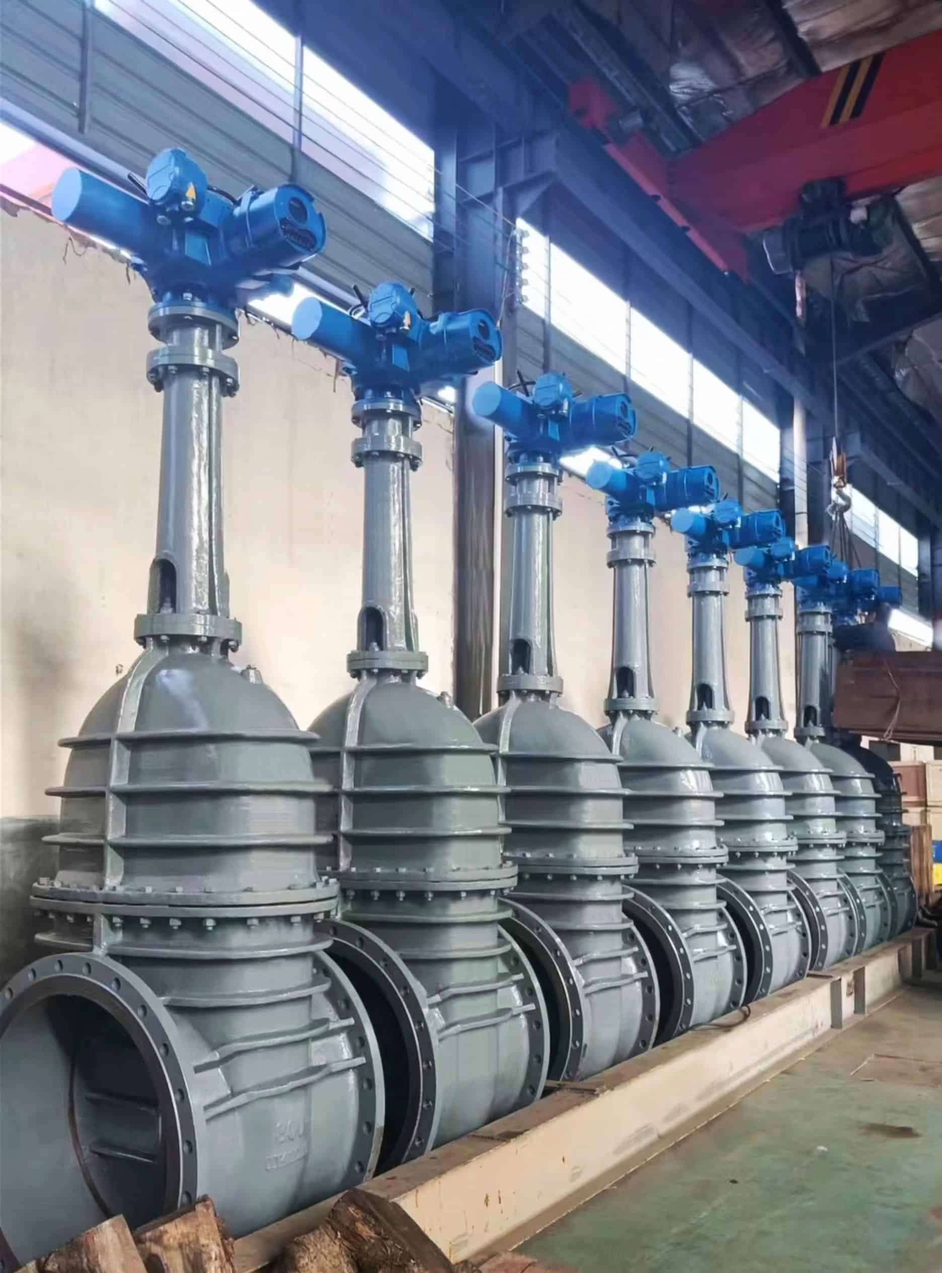 gate valve with electric actuator