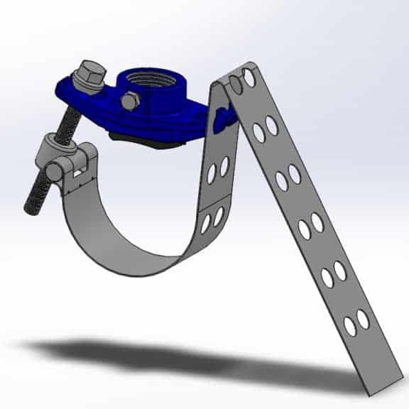 Saddle for Multi-Material Pipe